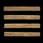 Hand Hewn Wood Mantel - Rustic Fireplace Mantel - 8" x 9" x 73"