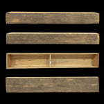 Rough Sawn Wood Box Beam Mantel - Rustic Fireplace Mantel - 8" x 11" x 70"