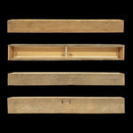 Rough Sawn Wood Box Beam Mantel - Rustic Fireplace Mantel - 6.5" x 8.5" x 64"