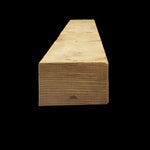Rough Sawn Wood Box Beam Mantel - Rustic Fireplace Mantel - 6" x 9.5" x 77"
