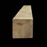 Rough Sawn Wood Box Beam Mantel - Rustic Fireplace Mantel - 7" x 7.5" x 77"