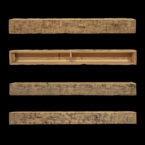 Reclaimed Wood Fireplace Mantels - 60" - 69"