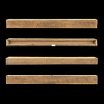 Rough Sawn Wood Box Beam Mantel - Rustic Fireplace Mantel - 4.5" x 5.5" x 64"