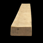 Rough Sawn Wood Box Beam Mantel - Rustic Fireplace Mantel - 3" x 7" x 74"