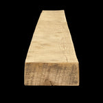 Rough Sawn Wood Box Beam Mantel - Rustic Fireplace Mantel - 3" x 7" x 74"
