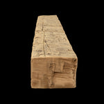 Hand Hewn Wood Box Beam Mantel - Rustic Fireplace Mantel - 5" x 7.5" x 72"