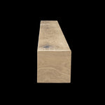 Engineered River Stone Box Beam Mantel - Rustic Fireplace Mantel - 6" x 6" x 58"