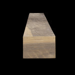 Engineered River Stone Box Beam Mantel - Rustic Fireplace Mantel - 5" x 8" x 70"