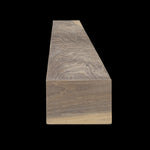 Engineered River Stone Box Beam Mantel - Rustic Fireplace Mantel - 5" x 8" x 70"