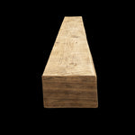 Rough Sawn Wood Box Beam Mantel - Rustic Fireplace Mantel - 5" x 8" x 88"