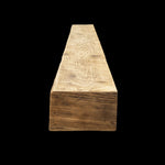 Rough Sawn Wood Box Beam Mantel - Rustic Fireplace Mantel - 5" x 8" x 88"