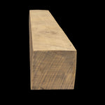 Rough Sawn Wood Box Beam Mantel - Rustic Fireplace Mantel - 6.5" x 7.5" x 60"