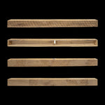 Rough Sawn Wood Box Beam Mantel - Rustic Fireplace Mantel - 5.5" x 5.5" x 74"