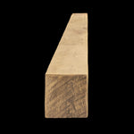 Rough Sawn Wood Box Beam Mantel - Rustic Fireplace Mantel - 5.5" x 5.5" x 74"