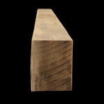 Rough Sawn Wood Box Beam Mantel - Rustic Fireplace Mantel - 7.5" x 9" x 77"