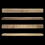 Rough Sawn Wood Box Beam Mantel - Rustic Fireplace Mantel - 3.5" x 7.5" x 84"
