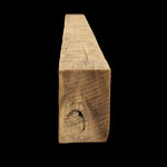 Rough Sawn Wood Box Beam Mantel - Rustic Fireplace Mantel - 6"x 8" x 72"