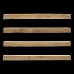 Rough Sawn Wood Mantel - Rustic Fireplace Mantel - 6" x 6" x 85"