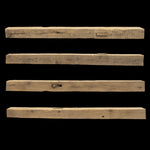 Rough Sawn Wood Mantel - Rustic Fireplace Mantel - 6" x 6" x 85"