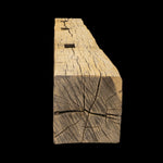 Hand Hewn Wood Mantel - Rustic Fireplace Mantel - 8.5" x 9" x 87"