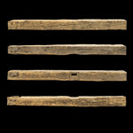 Hand Hewn Wood Mantel - Rustic Fireplace Mantel - 6.5" x 6.5" x 87"