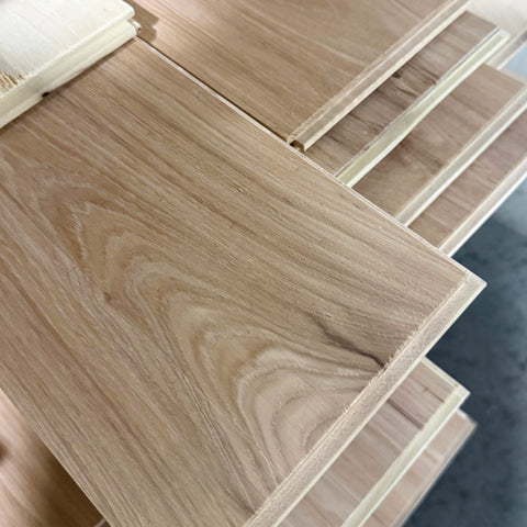 Hickory 98% Heart Prime 7" Wide Flooring - Unfinished