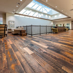 Antique Reclaimed Oak Hit-Skip Flooring 5", 6" Wide - Clear Prefinish