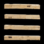 1455 - Hand Hewn Mantel - 7.5" x 7" x 66"