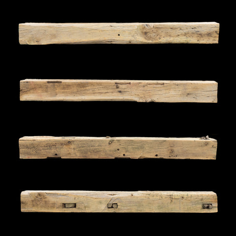 1448 - Rough Sawn Mantel - 8.5" x 9" x 86"