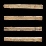 1447 - Rough Sawn Mantel - 8" x 8" x 79.5"