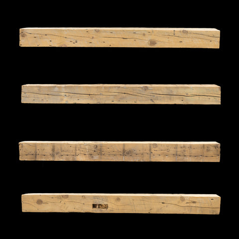1443 - Rough Sawn Mantel - 8" x 8" x 89"