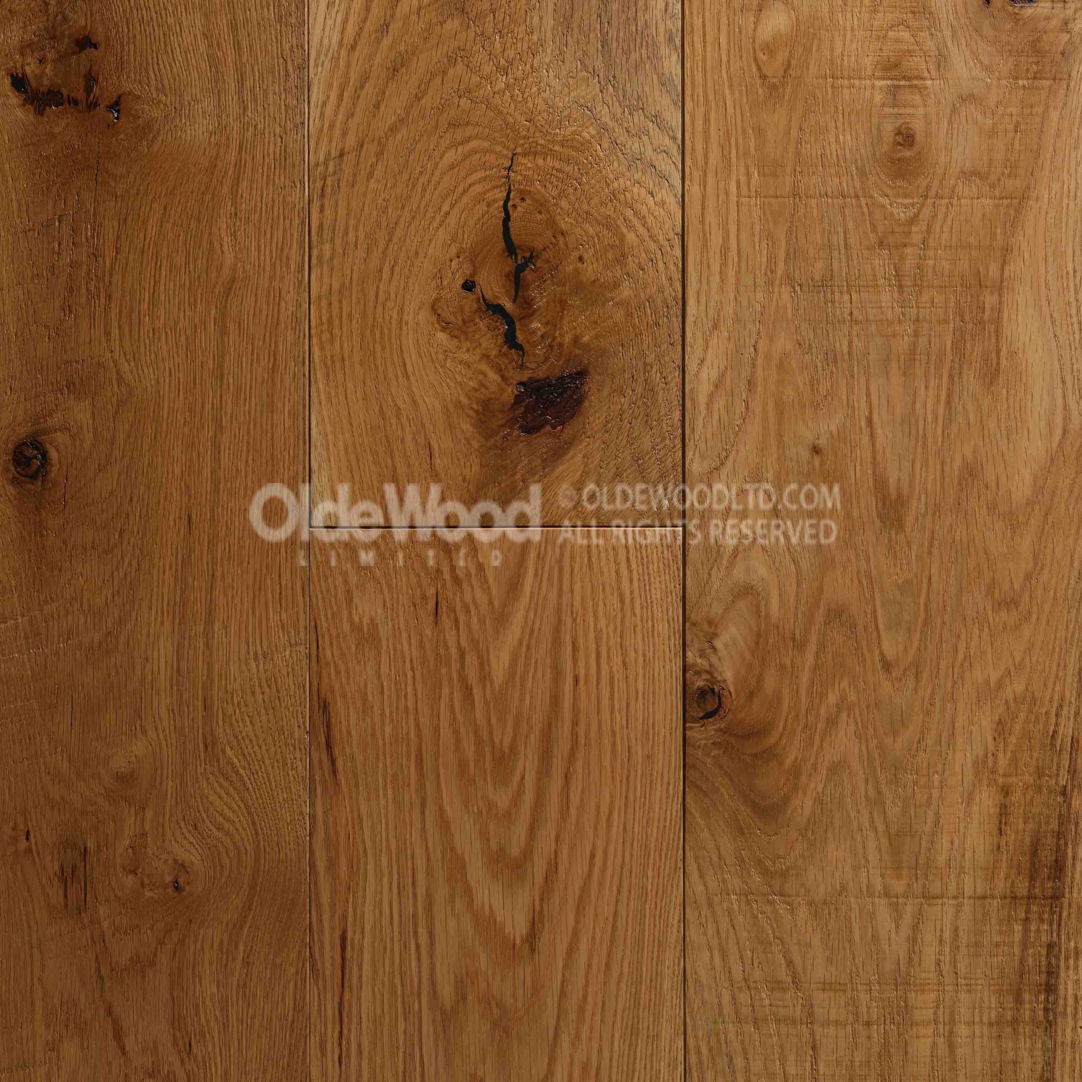 Traditional Plank Mountain Oak 4"5"6" Random Widths - Matte Prefinish