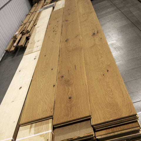 Traditional Plank White Oak 7" Specified Width - Bourbon Natural Oil Prefinish