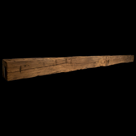 1123 - Hand Hewn Mantel - 4.5" x 4.5" x 84"