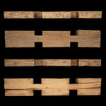 1256 - Hand Hewn Mantel - 6" x 15" x 85"