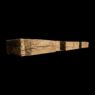 1257 - Hand Hewn Mantel - 6" x 15" x 89"