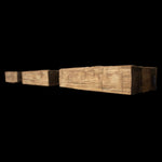1257 - Hand Hewn Mantel - 6" x 15" x 89"