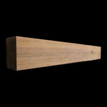 1300 - Custom White Oak Engineered Box Beam Mantel - 7.5" x 10" x 68"