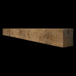 1380 - Engineered Rough Sawn Box Beam Mantel - 6" x 7" x 89"
